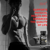 Vente en gros directe d'usine, 60 capsules de complément alimentaire, Maca noire, capsules alimentaires nourrissantes pour adultes, améliore la force musculaire
