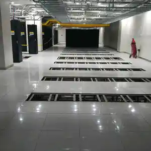 Tùy chỉnh trung tâm dữ liệu 600*600 mét lớn lên sàn kính fs1200 1000 PVC gạch tất cả-thép sàn mạng