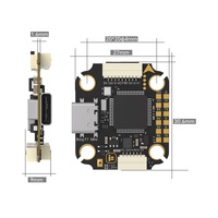 Contrôleur de vol UFlight Borg Mini F7 avec ESC O4 60A à branchement direct 2-6S pour mini drone