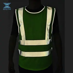 LX New High Visible EN20471 Custom Construction Safety Vest Class 2 Reflective Safety Vest For Man