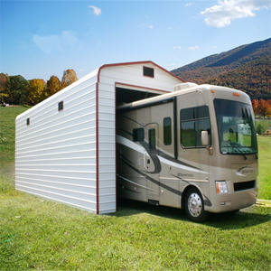 Sterke En Stevige Metalen <span class=keywords><strong>Carport</strong></span>/Rv <span class=keywords><strong>Carport</strong></span> Met Kleur Staalplaat Dak - Product Image 5