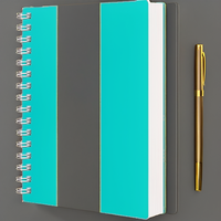 Carnet de notes à points RETTACY, 300 pages, format A4, papier épais 100 g/m², couverture rigide, reliure spirale, cadeau pour le bullet journaling