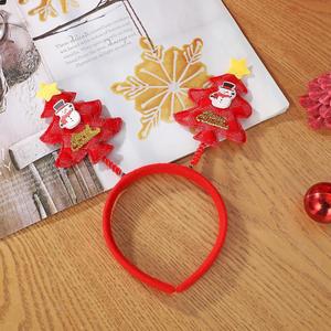 Serre-tête de Noël pour enfants avec boucle, design printanier, personnalisable, décorations de fête tendance - Product Image 4
