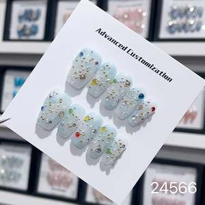 <span class=keywords><strong>Uñas</strong></span> <span class=keywords><strong>Postizas</strong></span> Hechas a Mano <span class=keywords><strong>de</strong></span> Alta Calidad a <span class=keywords><strong>Precio</strong></span> <span class=keywords><strong>de</strong></span> Fábrica al Por Mayor Mezcladas Aleatoriamente - Product Image 5