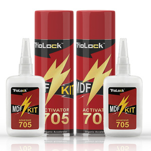 Kit de Activador de Superpegamento de Alta Viscosidad, Pegamento de Cianoacrilato Premium Instantáneo para Trabajos en Madera, Molduras y Aletas de Arquería - Product Image 2