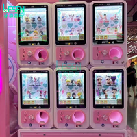 Mesin Penjual Mainan Kapsul Gacha Logam untuk Game Arcade Koin Jepang, Layanan OEM Pabrik Mesin Token, Bahasa Inggris, Garansi 1 Tahun