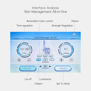 Système de soin de la peau multifonctionnel, dermabrasion, traitement indolore à haute intensité pour un nettoyage en profondeur, réparation des peaux sensibles - Product Image 4