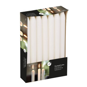 Bougie cône bon marché cire de paraffine domestique bâton blanc bougie de Table bougie de dîner - Product Image 2