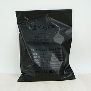 Custom Matte Black shipping Bags Black Printed Poly Mailers for Premium Brand Shipping Packaging - Product Image 2
