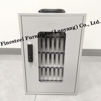 Casier de rangement intelligent pour téléphones portables en acier inoxydable 304 professionnel avec serrure électronique pour la confidentialité des employés
