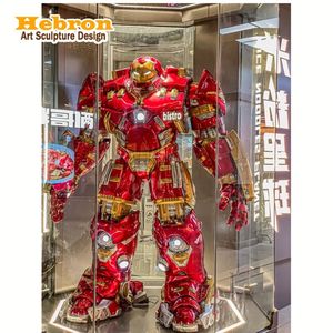 Statue de <span class=keywords><strong>super</strong></span>-héros sur mesure grandeur nature en fibre de verre, Iron Man et <span class=keywords><strong>Thor</strong></span>, pour décoration - Product Image 1