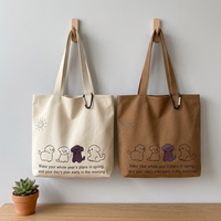 Sacs à dos scolaires promotionnels personnalisés en gros, sacs de shopping en toile vierge avec logo imprimé sur mesure, sacs à main écologiques en toile de coton