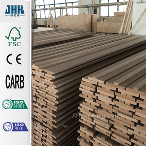 Puerta Interior Moderna <span class=keywords><strong>JHK</strong></span>-005, Puerta de Madera de Teca Moldeada con Diseño de Chapa Interior y Bisagras Ocultas, Puerta sin Marco - Product Image 4