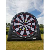 Velcroes géants extérieurs stables, cible de tir gonflable commerciale, jeu de fléchettes de tir de football à vendre