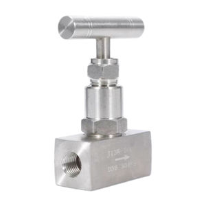 วาล์วเข็มอุตสาหกรรมแบบไร้รอยต่อชนิดอินไลน์ ทนอุณหภูมิสูงและแรงดันสูง วัสดุ SS316 พร้อมเกลียว - Product Image 5
