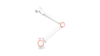 Robot de soudage de roues en acier doux FR5 FAURNO, conception ergonomique de poignée de poussée, plateforme de soudage MIG/MAG robuste, moteur PLC 1 kW
