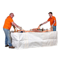 Sac de triage imperméable pour déchets, grande capacité 1500 kg, 8 pieds cubes, sacs de triage Jumbo 16 gallons pour maison et jardin