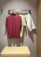 Camiseta de Hombre 2026, Nueva, de Alta Calidad, Verano, Transpirable, Cuello Redondo, Cómoda, Informal, Lisa, Absorbe la Humedad, Estilo Vintage