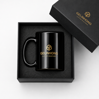 Mug à café avec logo personnalisé, boîte cadeau rigide de couleur personnalisée, insert en mousse, événements de reconnaissance client, branding, vente en gros, ensemble de mugs