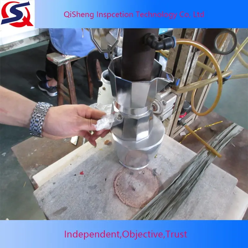 Stainless Steel Coffee Maker Service Third Party Company In China Product Inspection Optical inspection