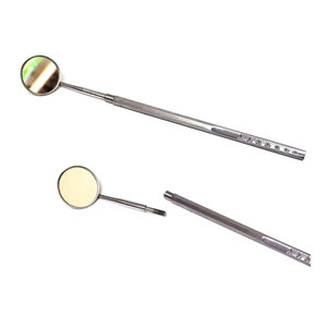 Espejo Bucal Dental Manual de Acero Inoxidable Profesional, Alta Calidad, Certificado CE, Agarre Ergonómico, Instrumento Dental Reutilizable - Product Image 5