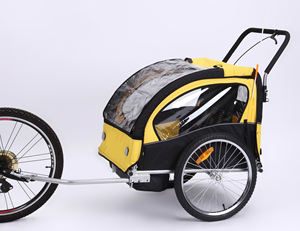 Vente en gros Meilleure <span class=keywords><strong>remorque</strong></span> de vélo pour bébé avec certification CE <span class=keywords><strong>Remorque</strong></span> de vélo pour bébé Jogger 2 en 1 - Product Image 2