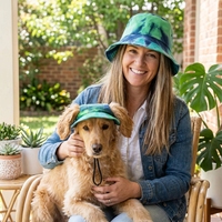 Ensemble personnalisé de casquettes pour propriétaire et chien : Casquettes de baseball pour maman et papa, casquettes à visière pour chien, chapeaux de soleil avec trous pour les oreilles et sangle réglable