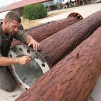 Tour Bionique Camouflée en Pin de 30m à Technologie Professionnelle pour Parcs Montagneux et Zones de Conservation Forestière