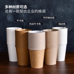 Vasos de Papel Kraft para Café de 201-300 ml, Vasos Desechables para Bebidas Calientes, Uso Comercial - Product Image 3