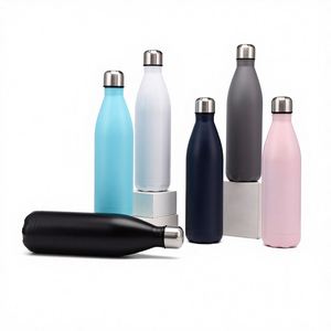 Bouteille isotherme sport en acier inoxydable 304 à double paroi, grande capacité 750 ml, pour cola, isolation thermique 12-24 heures, cadeau idéal pour l'extérieur - Product Image 1