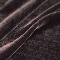 Tissu en velours de soie Royal Heavy Custom Graceful 100% Soie 100% Viscose pour Textile de Maison Rideaux Pantalons Chemises