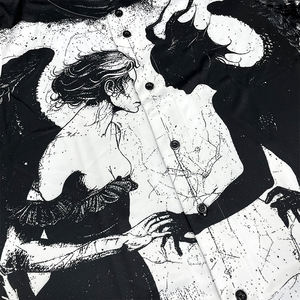 Ropa de calle de béisbol personalizada patrón de diseño de moda camiseta de béisbol de diseño vintage - Product Image 5