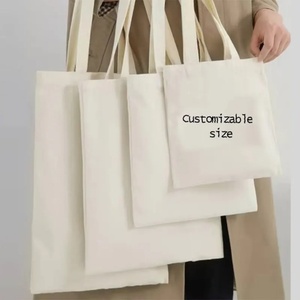 Factory WholeSale Recyclable High Quality Eco-Friendly CE Certified Canvas Custom Shopping Tote <b>Bags</b> with Zipper Closure Logo - Product Image 2