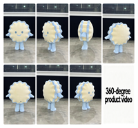 Costume gonflable de mascotte personnalisée en forme de cracker/biscuit/cookie pour événements et spectacles sur scène pour adultes