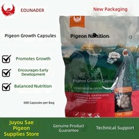 Ounaide Médicament Naturel à Base de Plantes pour Pigeons, Capsules de Croissance pour Jeunes Pigeons, Conditionnement et Soin des Pigeons Reproducteurs, Trésor de Développement