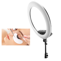 2025 Anneau Lumineux LED de Beauté pour Streaming en Direct et Cils, 55 cm (22 Pouces) avec Trépied, Kit FS-640II pour Influenceur