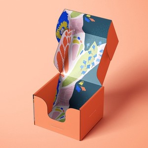 Vente en gros de vêtements cadeaux écologiques épaissis avec logo personnalisé grande boîte cadeau d'expédition postale pour cadeau d'anniversaire de Noël - Product Image 5