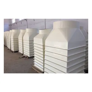 Ventilatore industriale del ventilatore di scarico bianco del ventilatore della vetroresina del cono del rifornimento della fabbrica