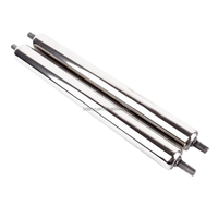 Nouveaux rouleaux de convoyeur en acier au carbone lisses et durables pour usage agricole avec bord en caoutchouc pour convoyeur à bande