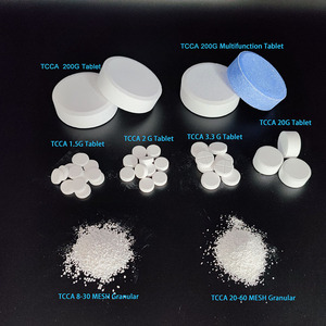 <span class=keywords><strong>Produits</strong></span> chimiques de traitement pour piscines fabriqués en Chine : Acide trichloroisocyanurique (TCCA) en comprimés, poudre et granulés, en fût de 50 kg - Product Image 3