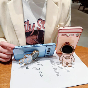 Funda de teléfono con soporte de astronauta 3D para <span class=keywords><strong>Google</strong></span> Pixel 8 Pro Pixel 7A, protección de cámara, cubierta suave de corazón de amor lateral - Product Image 4