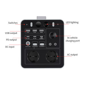 Estación de Energía Portátil de Iones de Litio de 600W 577.2Wh con Carga Solar MPPT, Luz LED y Carga Rápida USB para Fiestas en la Playa, Neveras Portátiles y Eventos al Aire Libre - Product Image 3