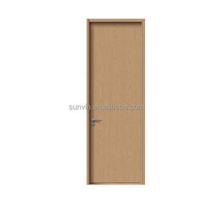 Construction Immobilier Chine Portes en bois Designs de chambre à coucher blancs Designs de portes invisibles en bois pour les maisons - Product Image 1