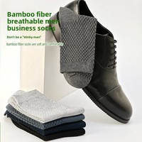 Chaussettes décontractées mi-mollet pour hommes en fibre de bambou et viscose, légères, taille unique, respirantes, absorbantes, anti-frottement, douces, à carreaux