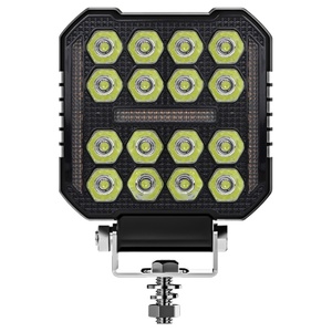Lampe de travail LED 4 pouces, projecteur carré 4x4, DRL, étanche IP67, phare à 16 LED, feux de route pour camion, tout-terrain, voiture - Product Image 1