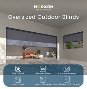 Tende Motorizzate in Alluminio Mooxon Tenda a Rullo Retrattile Oscurante Sistema di Controllo Elettrico Tende a Rullo da Esterno Parasole - Product Image 4