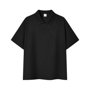 เสื้อโปโลแขนสั้นสีพื้นผ้าฝ้ายปรับแต่งได้สำหรับชุดทำงานหรือใส่ในชีวิตประจำวัน - Product Image 1