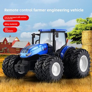 Véhicule de transport agricole électrique <span class=keywords><strong>jouet</strong></span>, modèle <span class=keywords><strong>tracteur</strong></span> de ferme simulé, avec commande 6 canaux en alliage, offre exclusive - Product Image 3