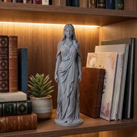 Statue de déesse grecque antique, figurine imprimée en 3D, sculpture féminine élégante, décoration d'intérieur, ornement de bureau esthétique, cadeau