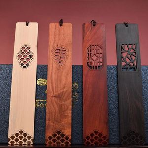 High Quality Custom Wooden <b>Bookmark</b> Through-Carved Laser Printing Wood Crafts - Product Image 1